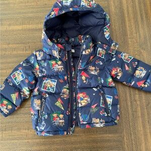 Ralph Lauren Navy Puffer Jacket